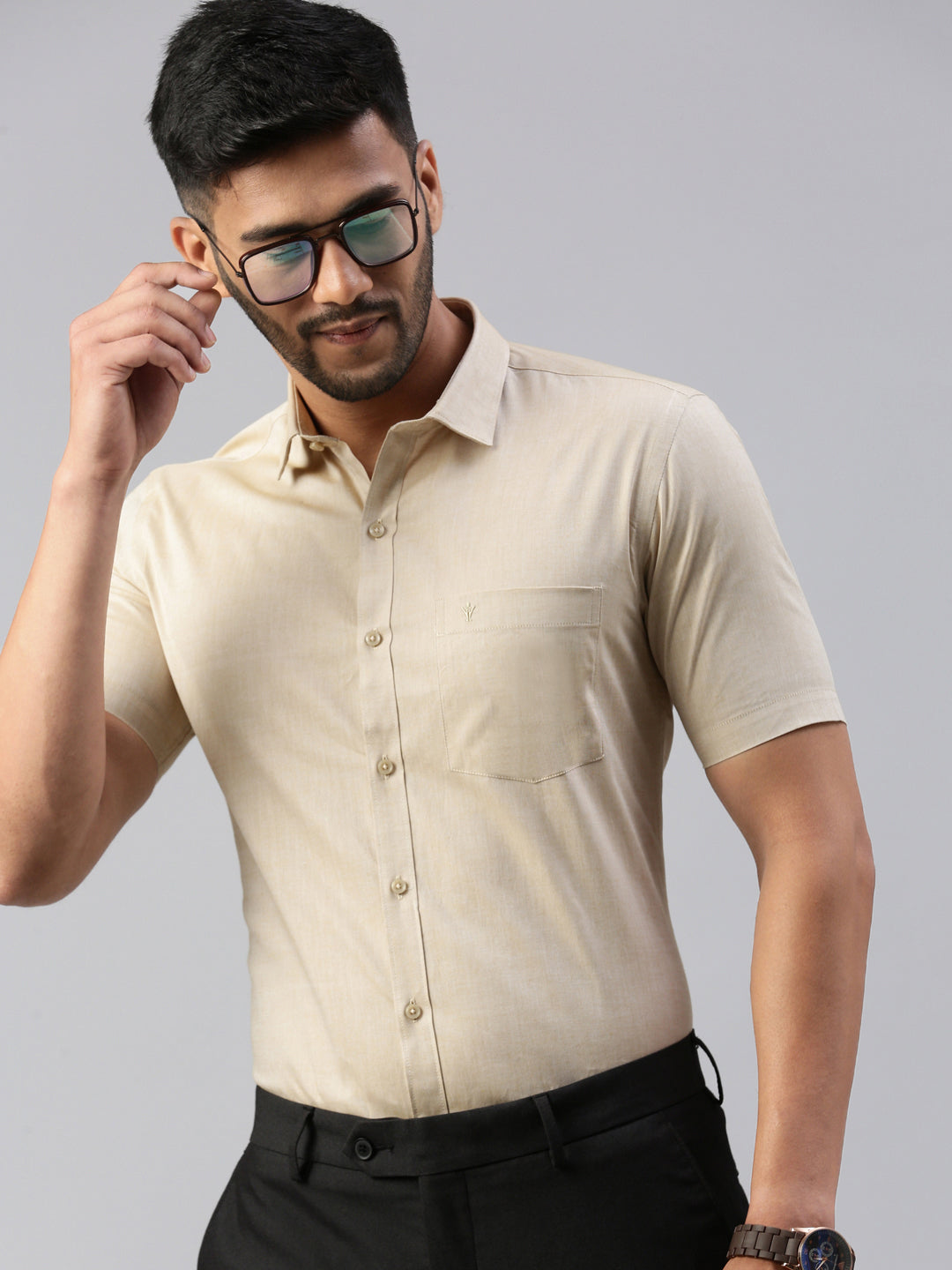Men 100% Cotton Smart Fit Shirt Sandal CL6 GD1