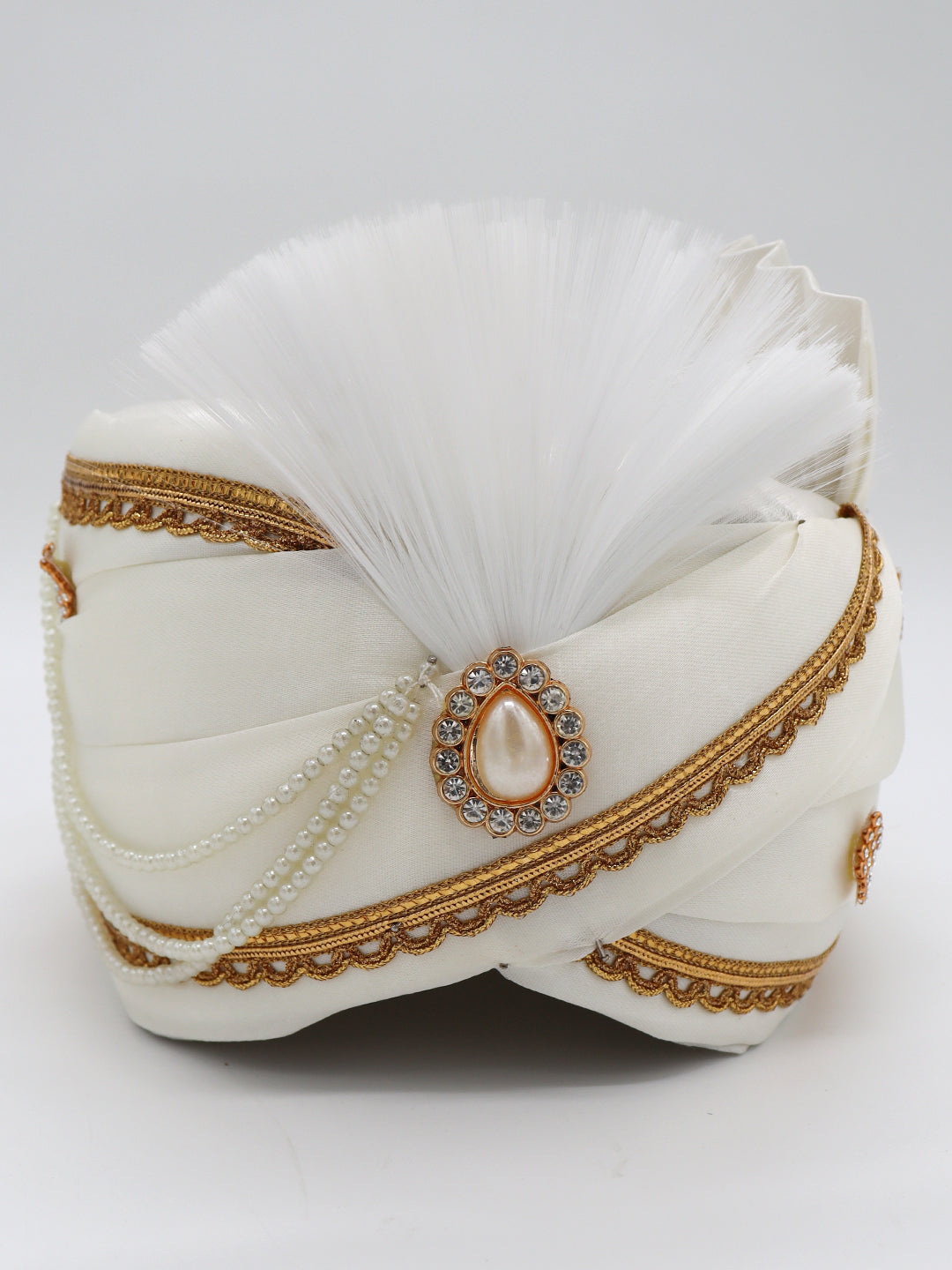 Traditional Silky Style Wedding Turban - 112