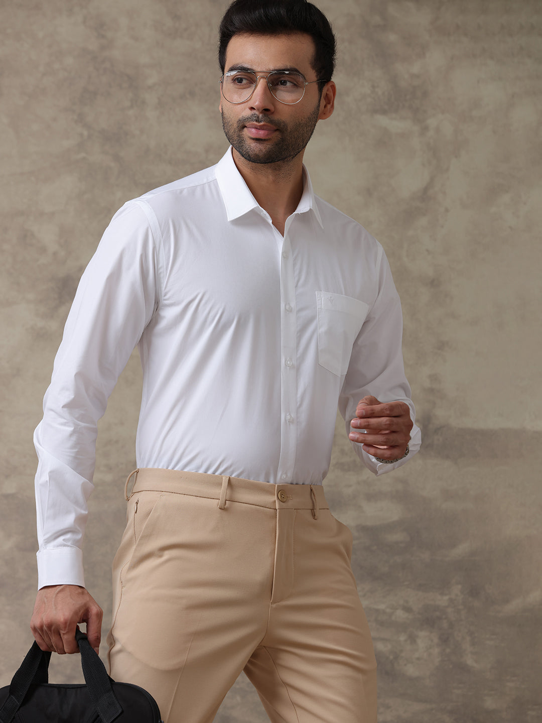 Men Premium 100% Cotton White Shirt - Ultimate R5