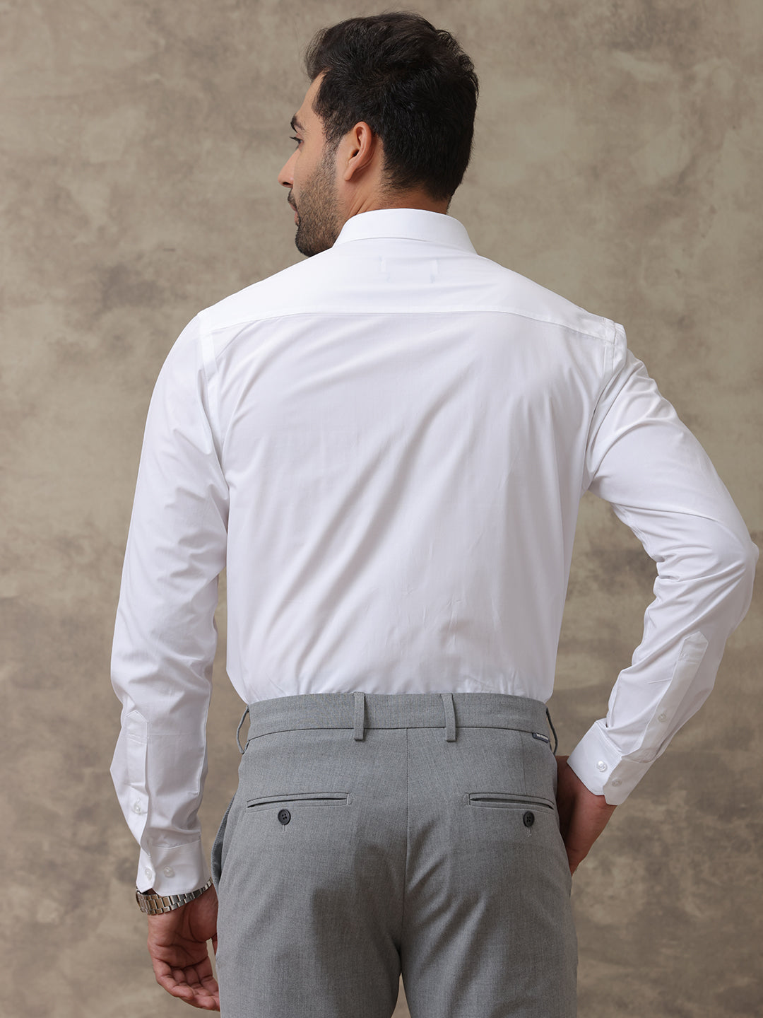 Men Premium Giza cotton White Shirt Ultimate R4