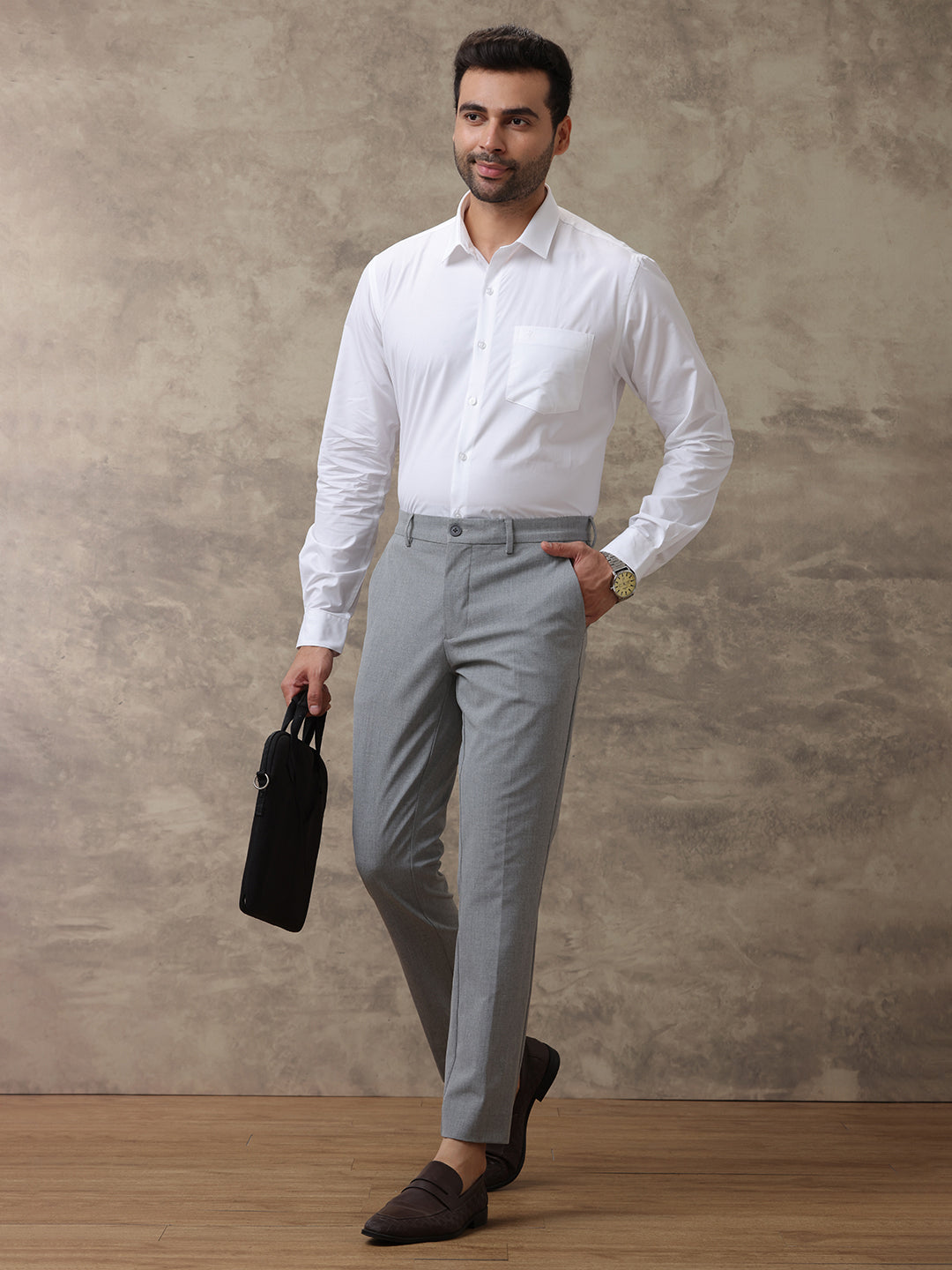 Men Premium 100% Cotton White Shirt - Ultimate R7