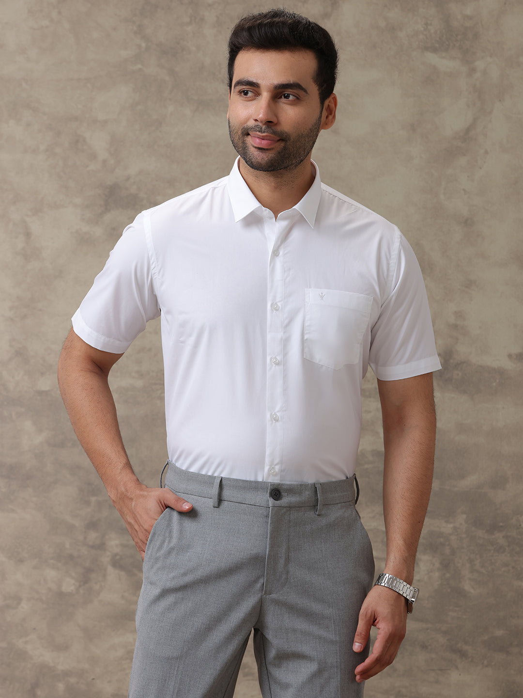 Men Premium Giza cotton White Shirt Ultimate R4