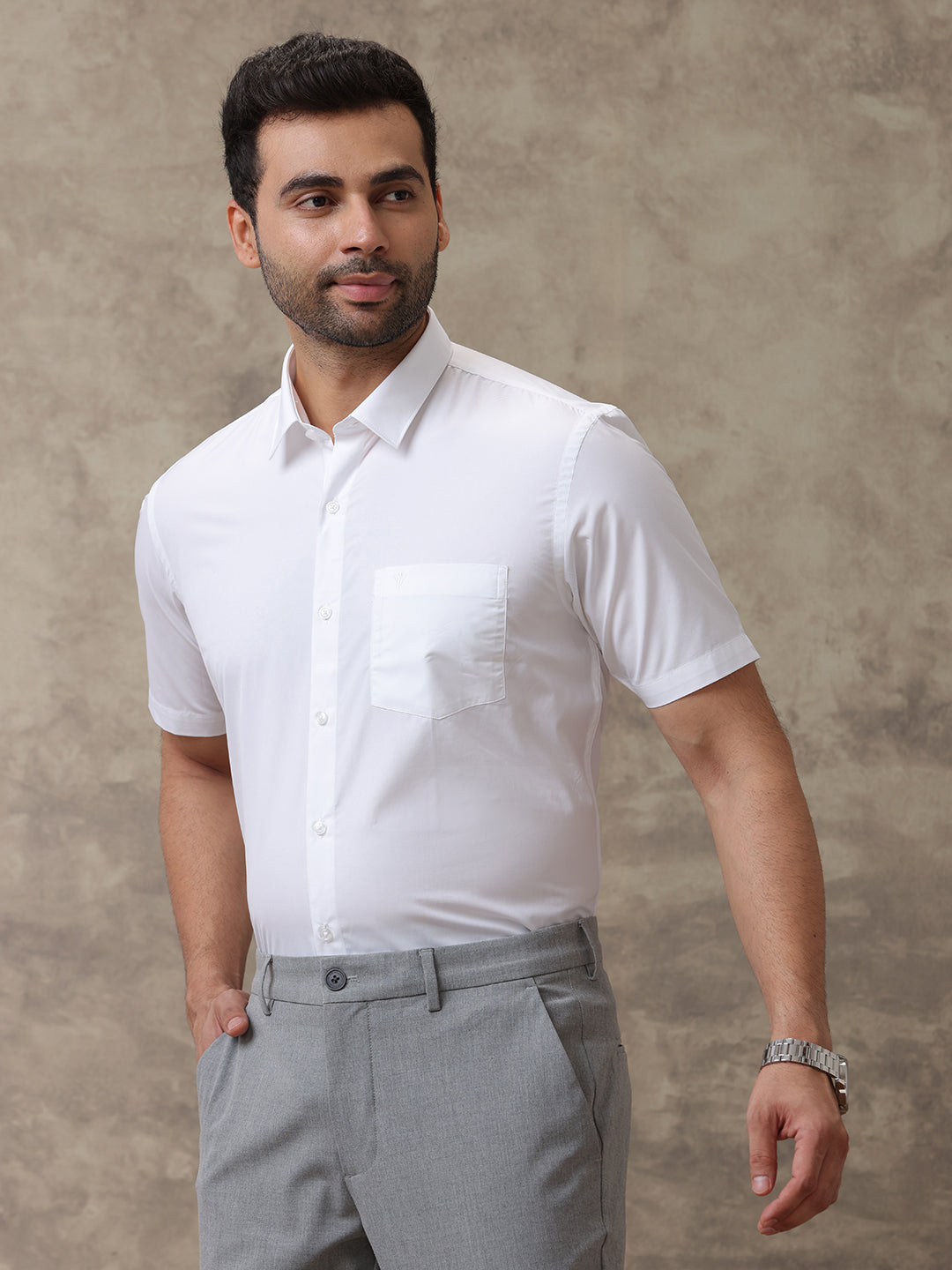 Men Premium 100% Cotton White Shirt Ultimate R3
