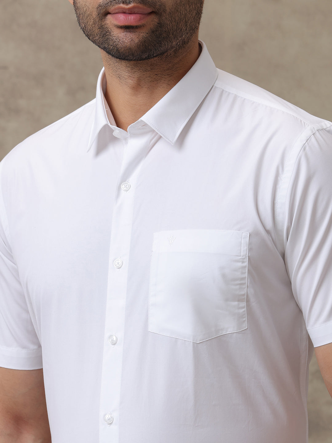 Men Premium 100% Cotton White Shirt - Ultimate R7