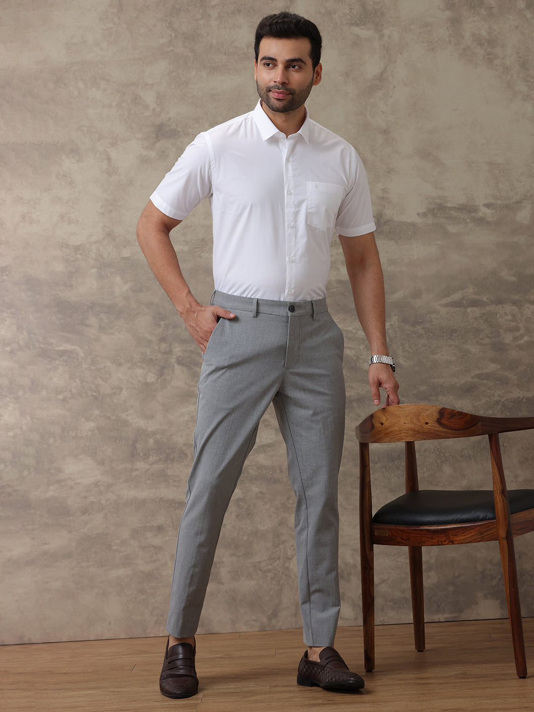 Men Premium Giza cotton White Shirt Ultimate R4