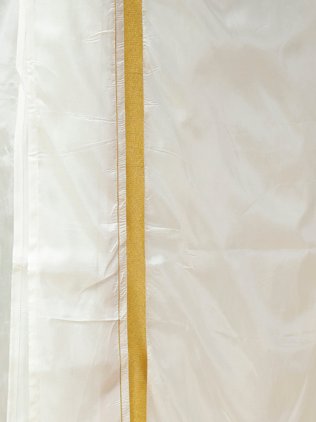 Mens Sky Blue Half Sleeves Shirt with Art Silk Double Dhoti Combo PS6-Bottom view