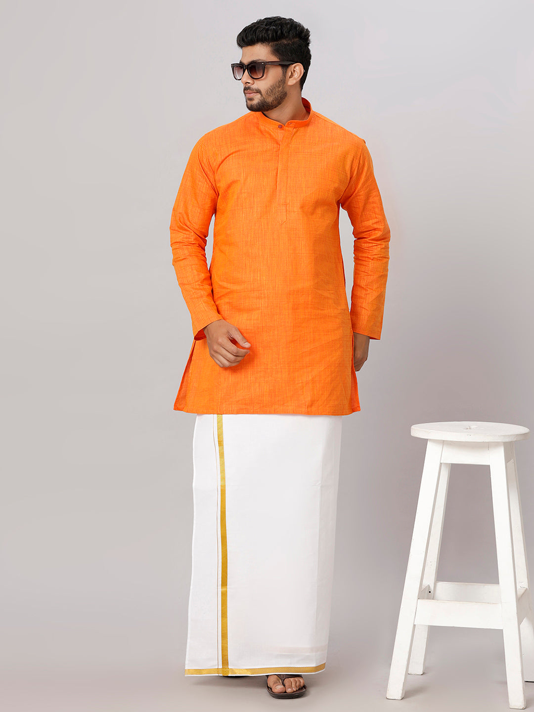 Shop Best Quality Men's Clothing at our online store  Ramraj Cotton –  Tagged Colour_Orange – Page 2