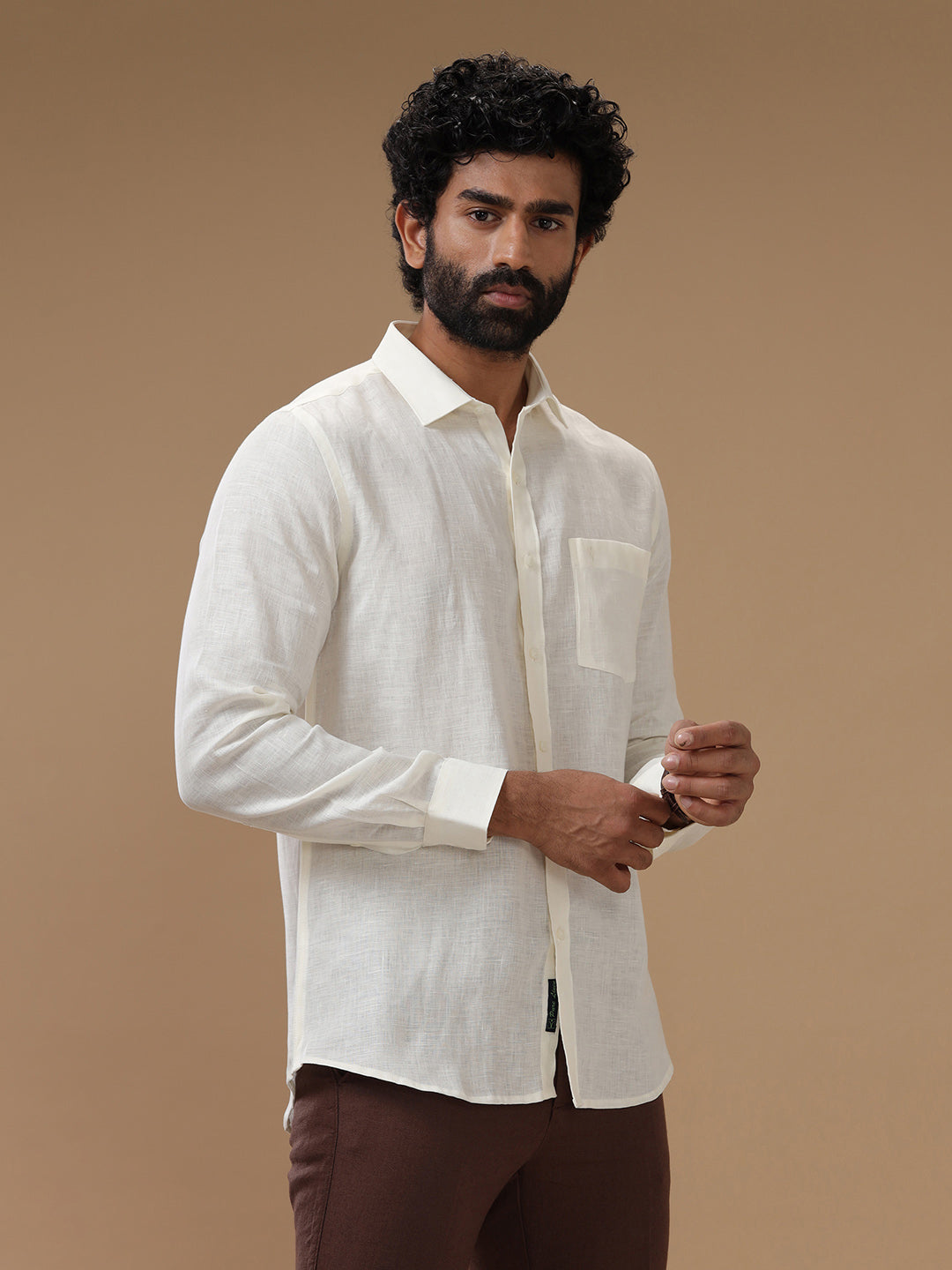 Linen shirt combination on sale