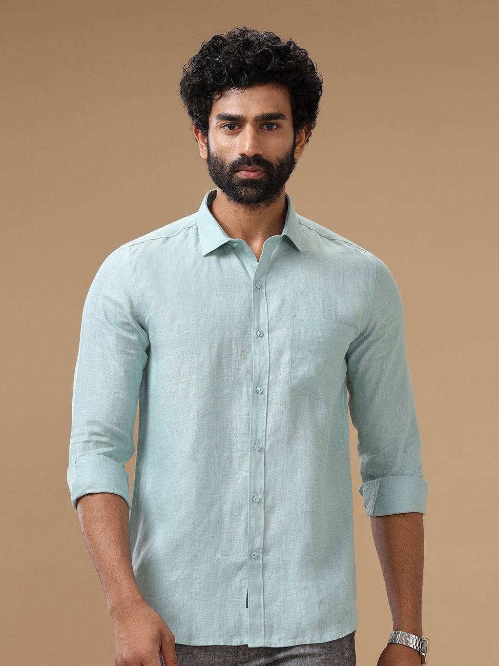 Mens Pure Linen Shirt and Pant Combo PL12