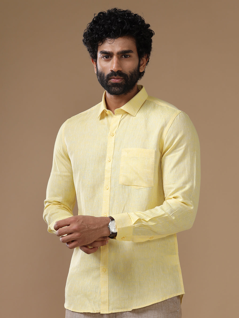 Mens Pure Linen Shirt and Pant Combo PL1