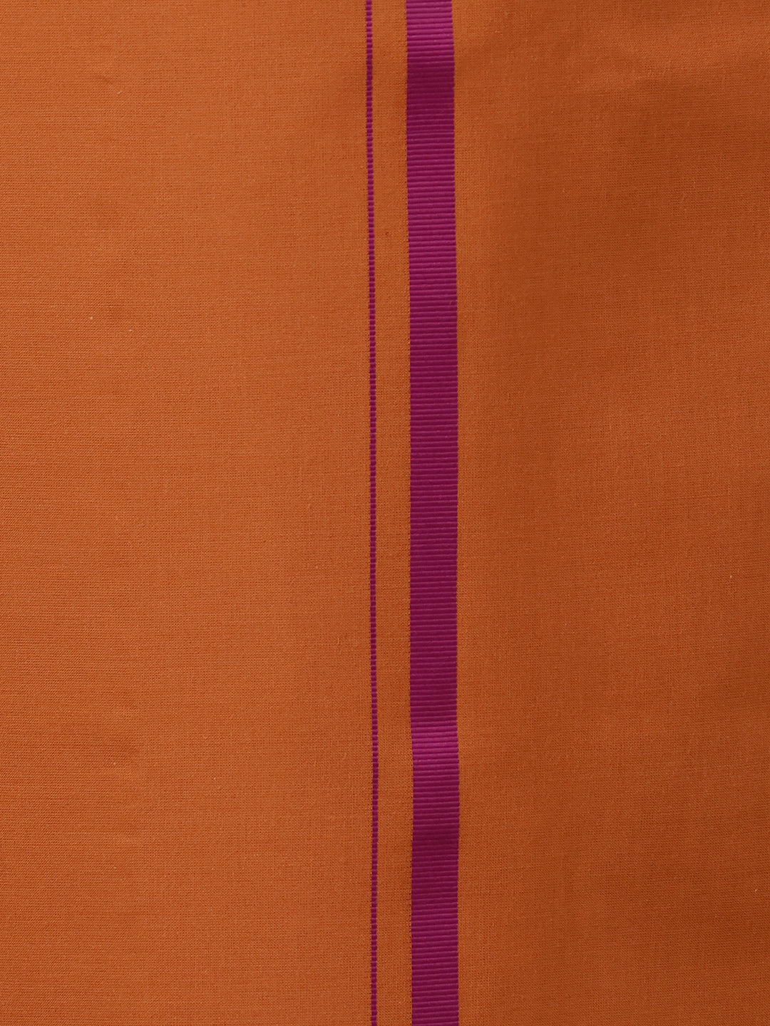 Men Cotton Blend Single Layer Kaavi Dhoti with Assorted Big Border Rishi BB1