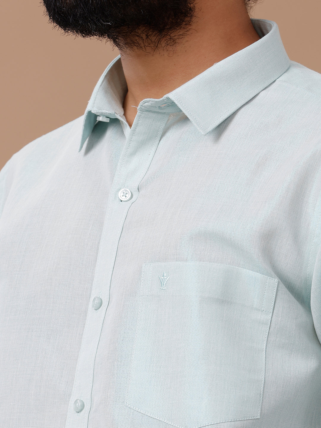 Couple Combo Shirt & Dhoti Set with Saree Ramar Green KS217