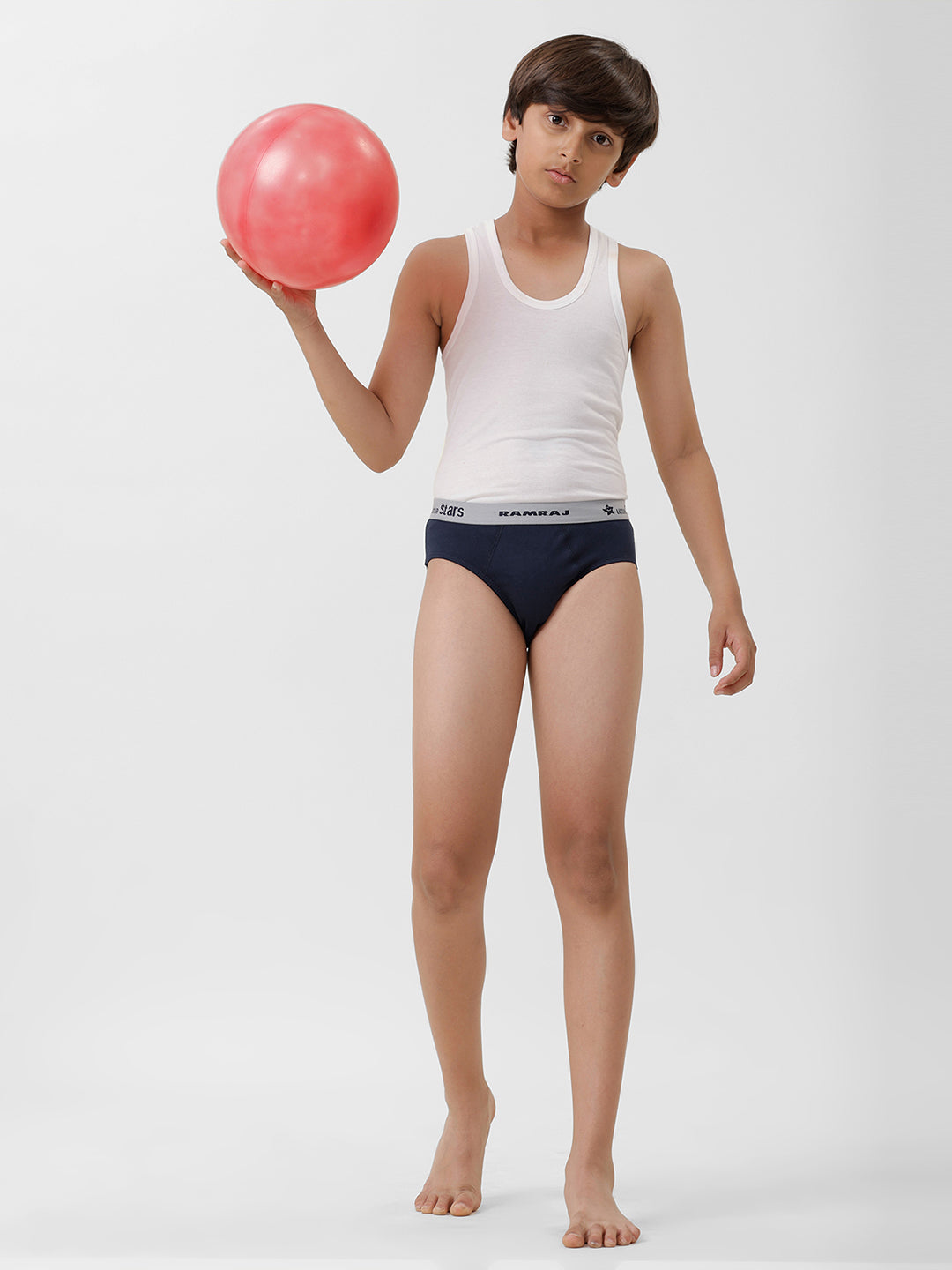Boys Combed Cotton Assorted Colour Brief Littlestars (Pack of 4 )