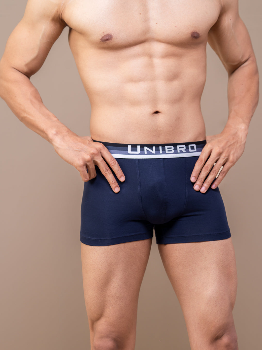 Men TENCEL™ Modal Micro Elastane Stretch Trunk Navy