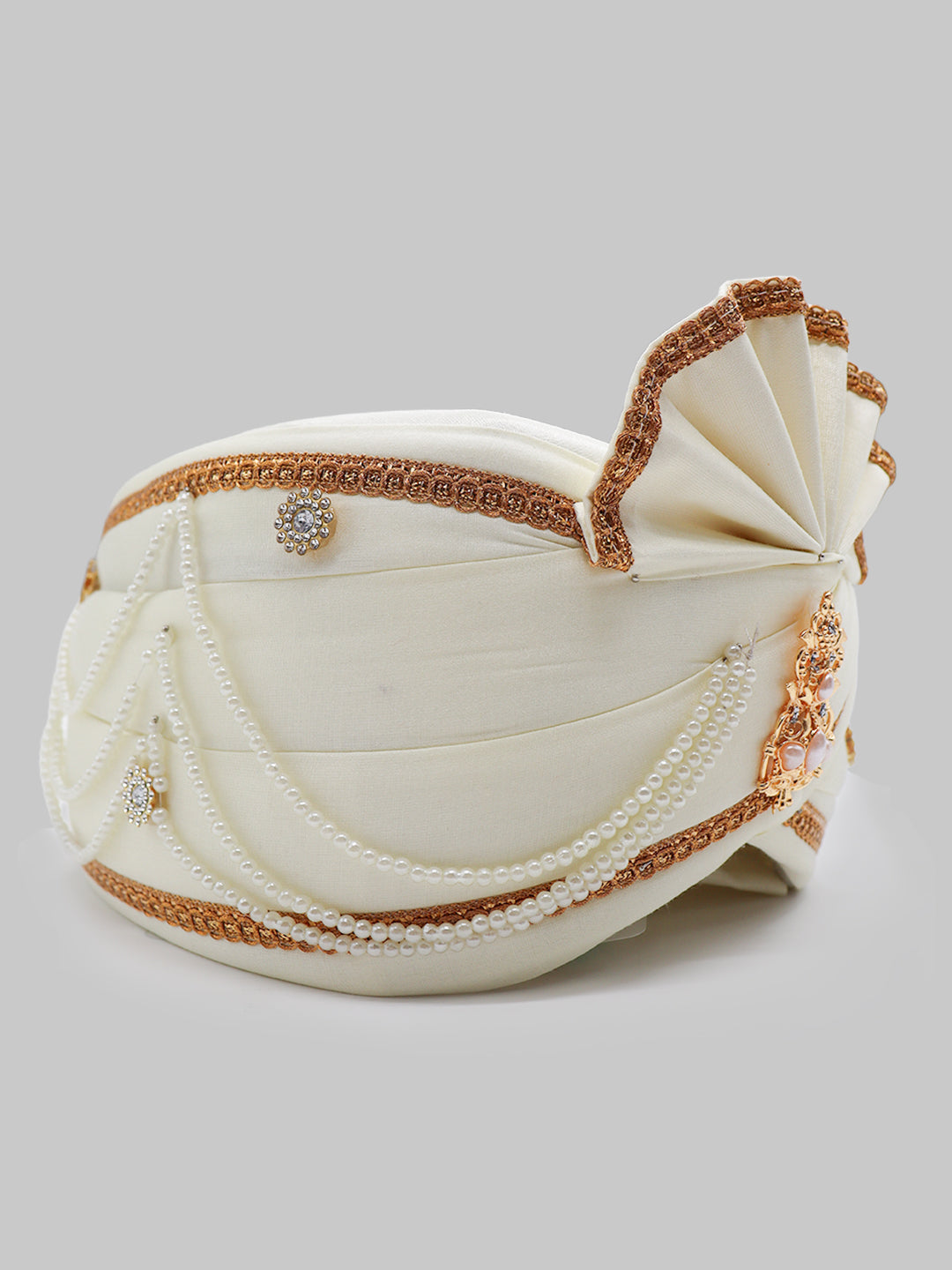 Traditional Silky Style Wedding Turban - 95