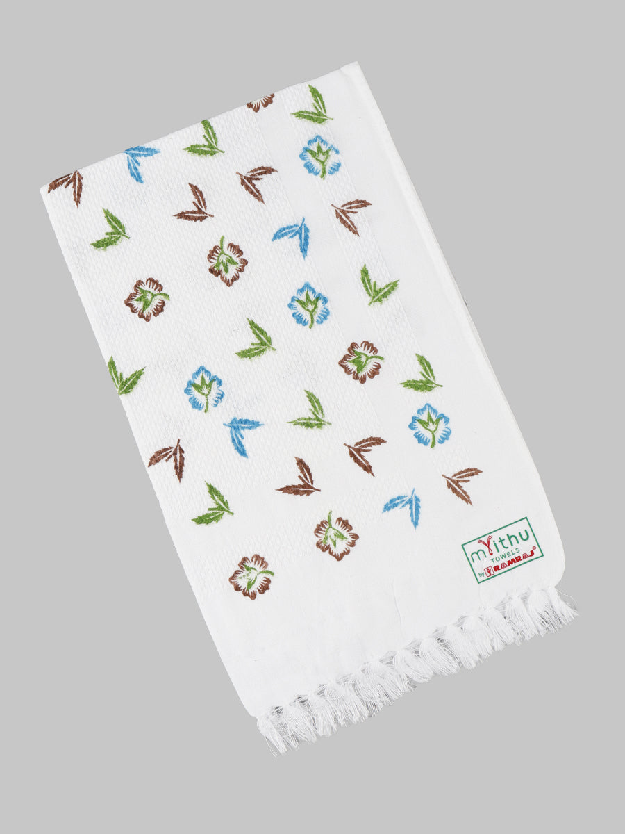 Cool Touch Napkin Print Cotton Towel (4 PCs Pack)-Design seven