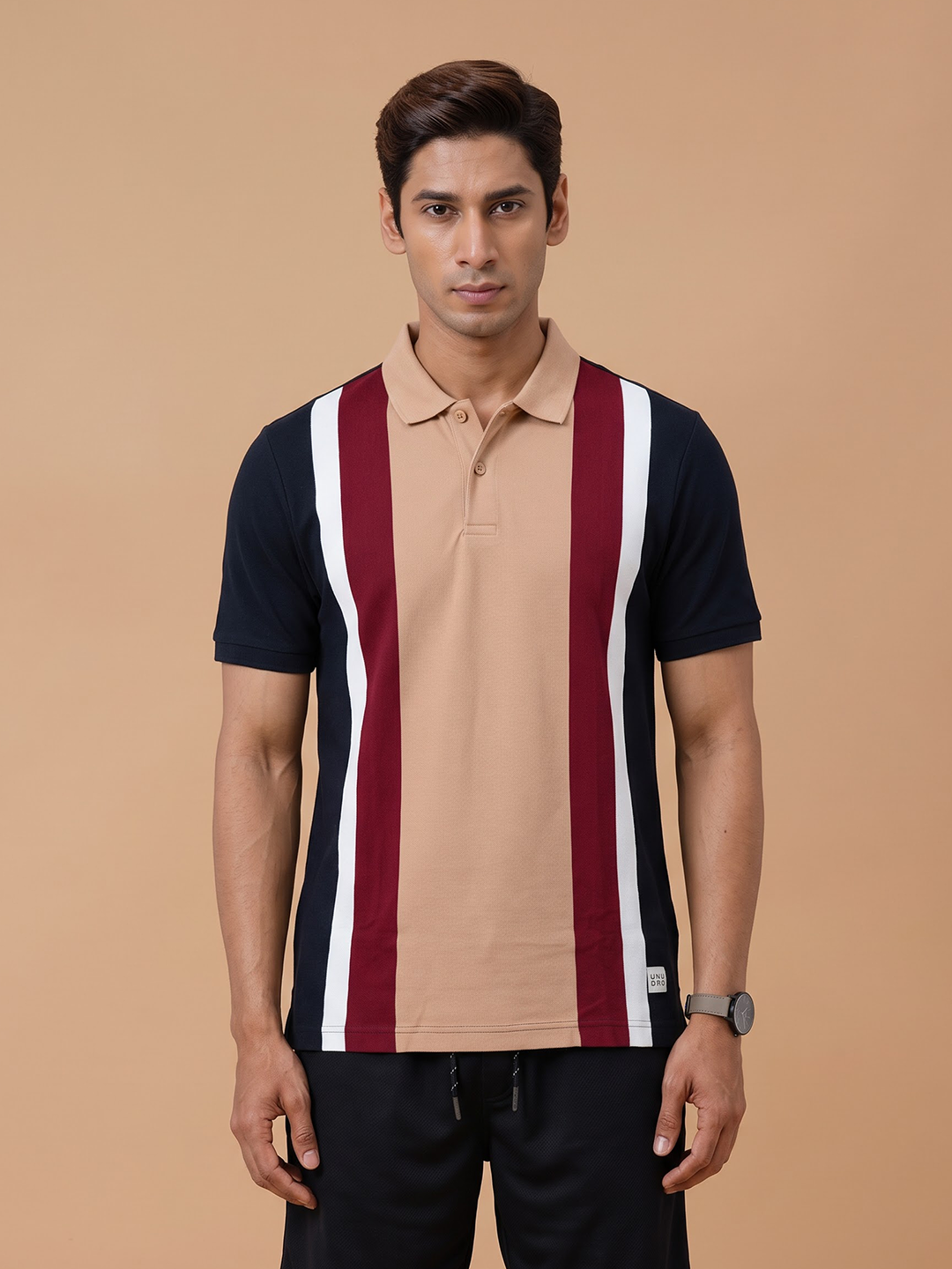 Smart Fit Exclusive Striped Polo T-Shirt Ginger ED19