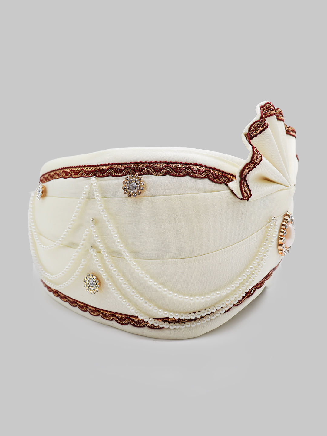 Traditional Silky Style Wedding Turban - 96