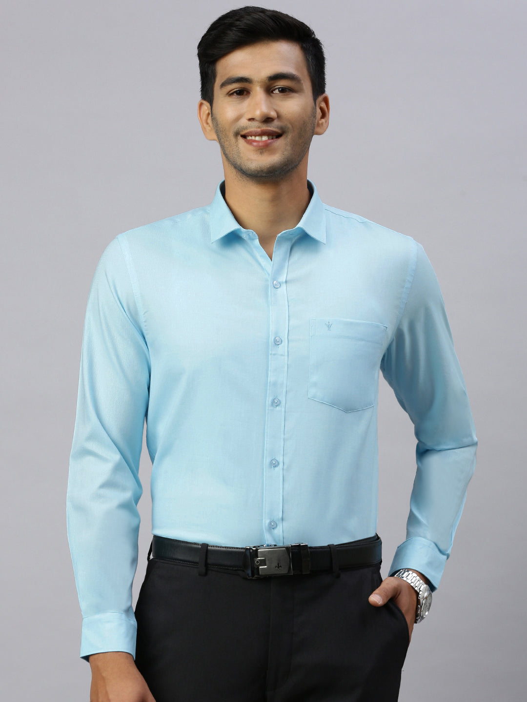 mint blue top