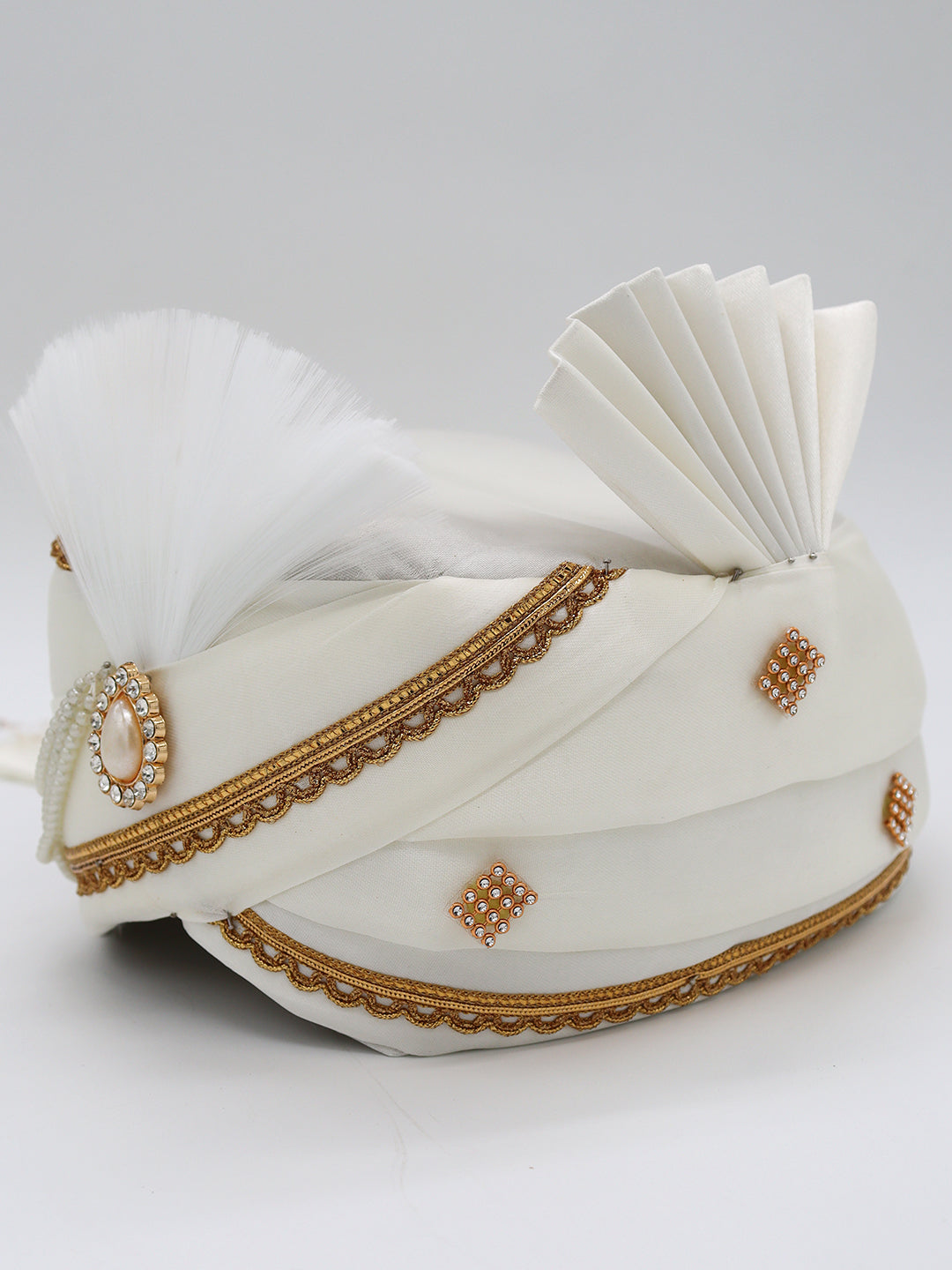 Traditional Silky Style Wedding Turban - 112