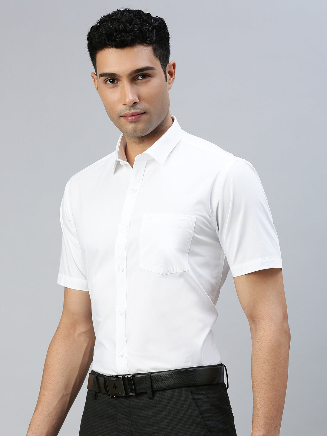Mens Anti-Viral Cotton Care White Shirt
