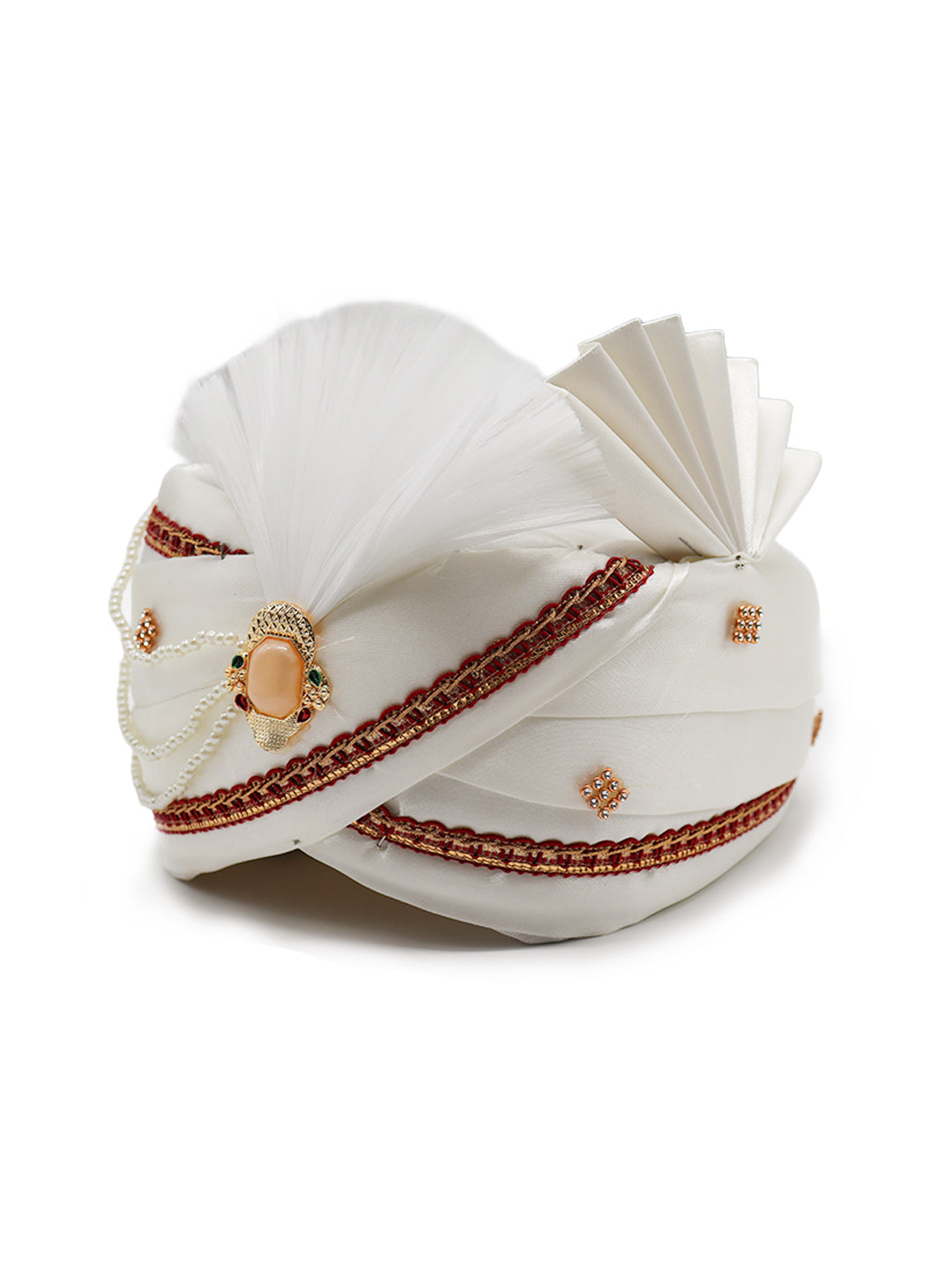 Traditional Silky Style Wedding Turban - 88