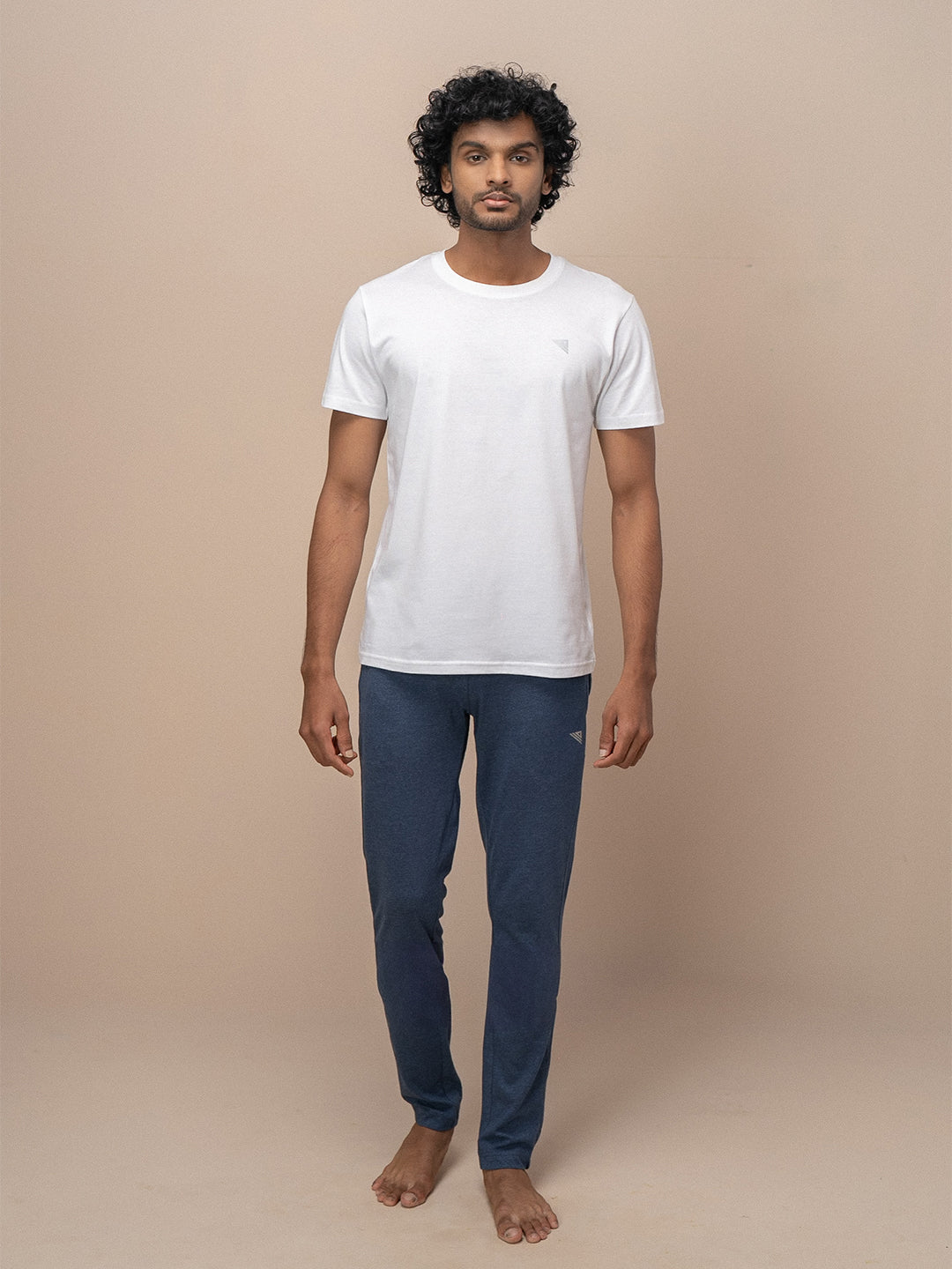 Men's 100% Cotton Crew Neck T-Shirt & Track Pants Combo ET13