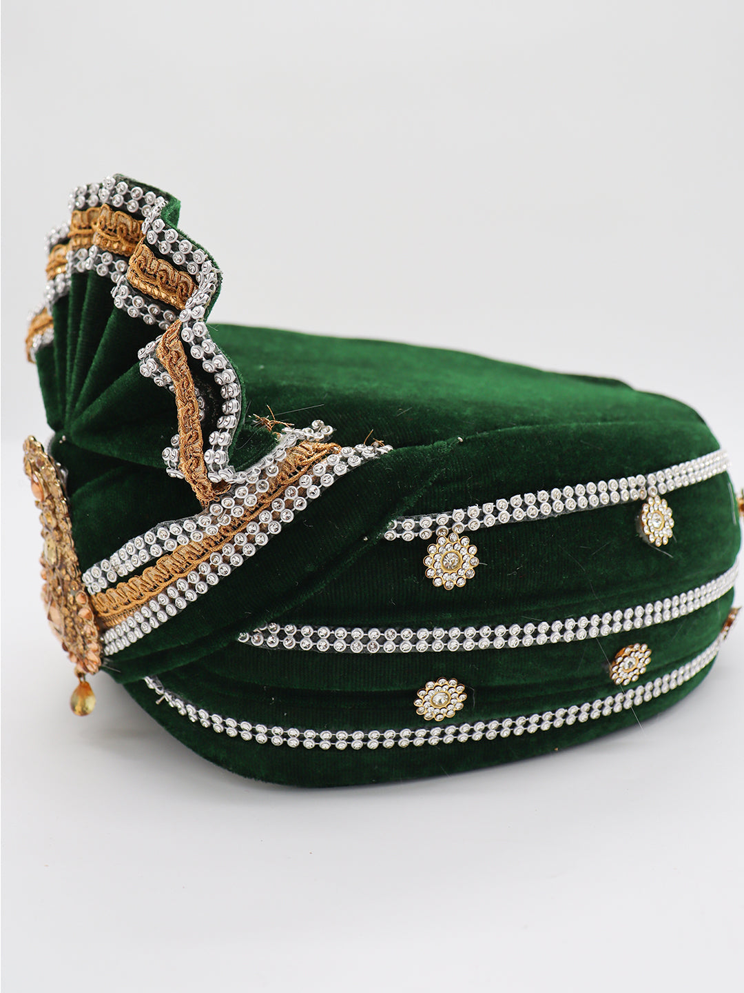 Traditional Silky Style Wedding Turban - 118