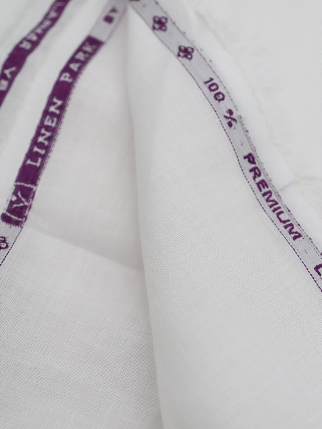 Men 100% Premium Pure Linen White Shirt Fabric Linen Park Turbo