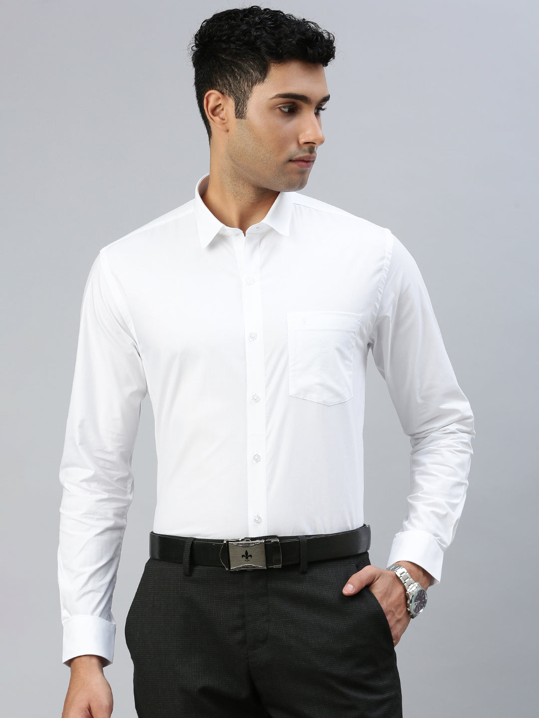 Men 100% Cotton White Shirt Heroic Cotton