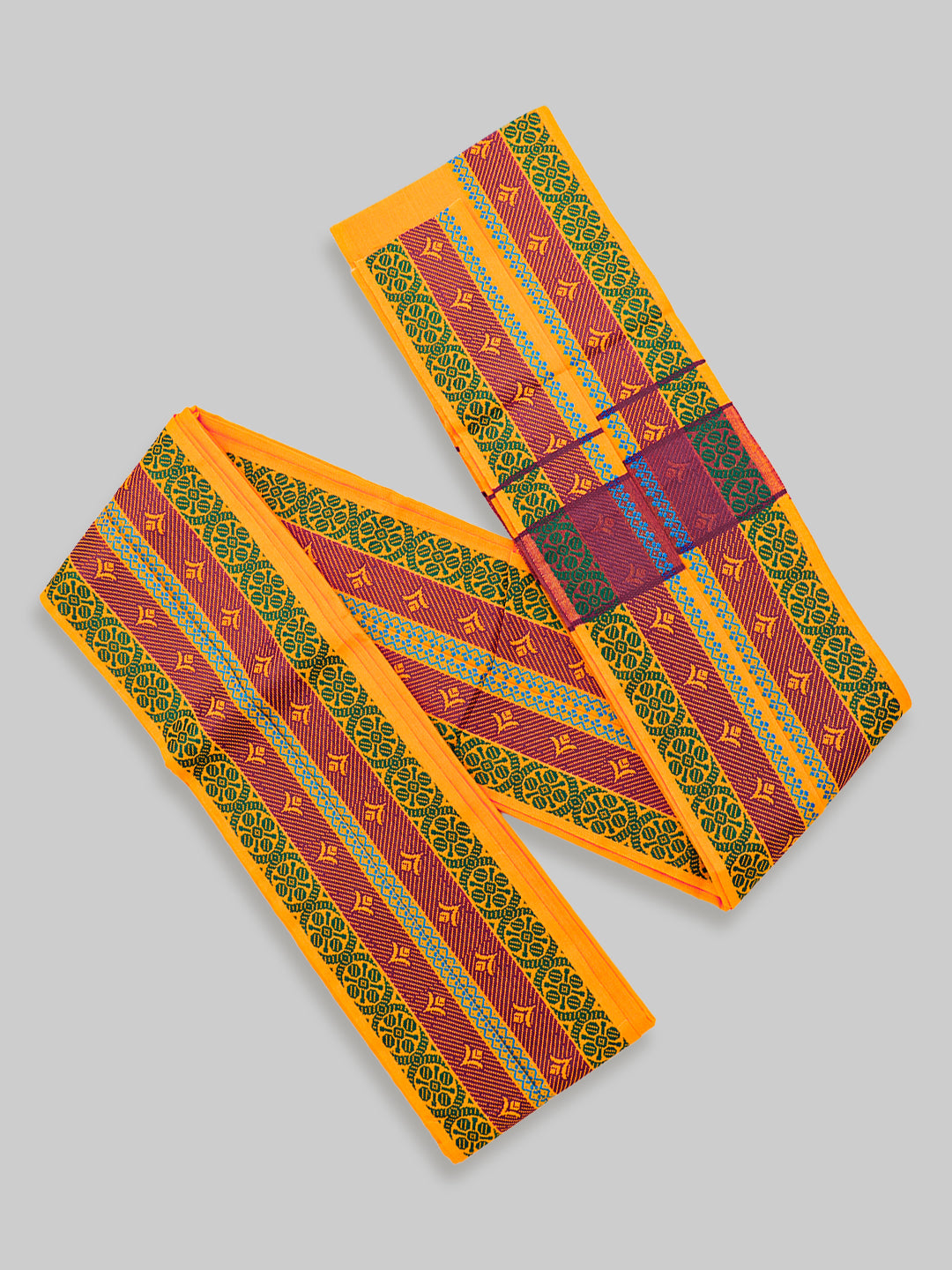 Men Cotton Mango Towel with Fancy Border 6422