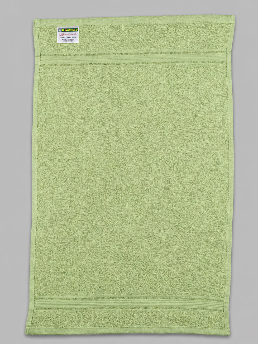 Soft Cotton Deluxe Hand Terry Towel Pista Green HC3 (Pack of 4)