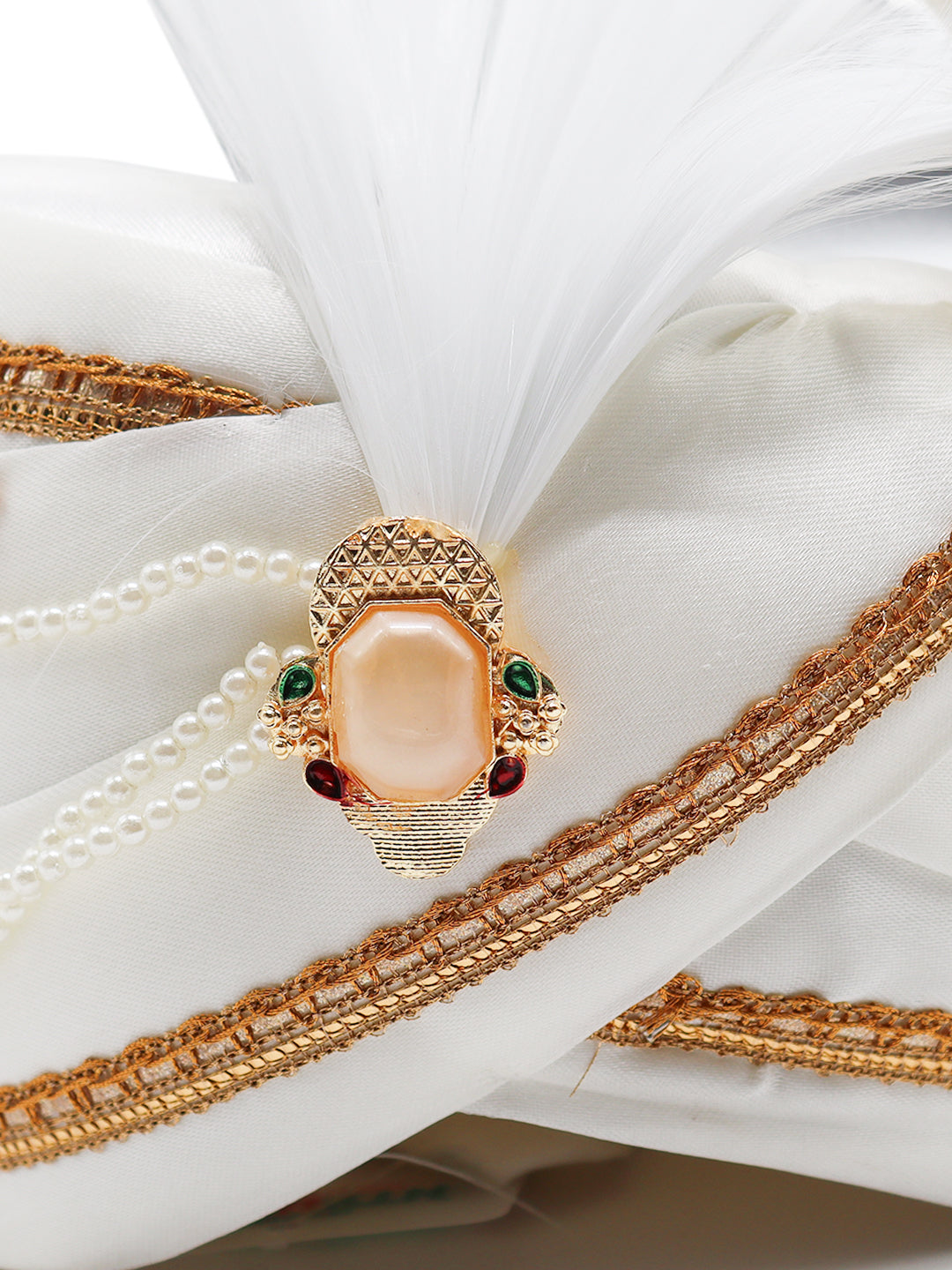 Traditional Silky Style Wedding Turban - 91