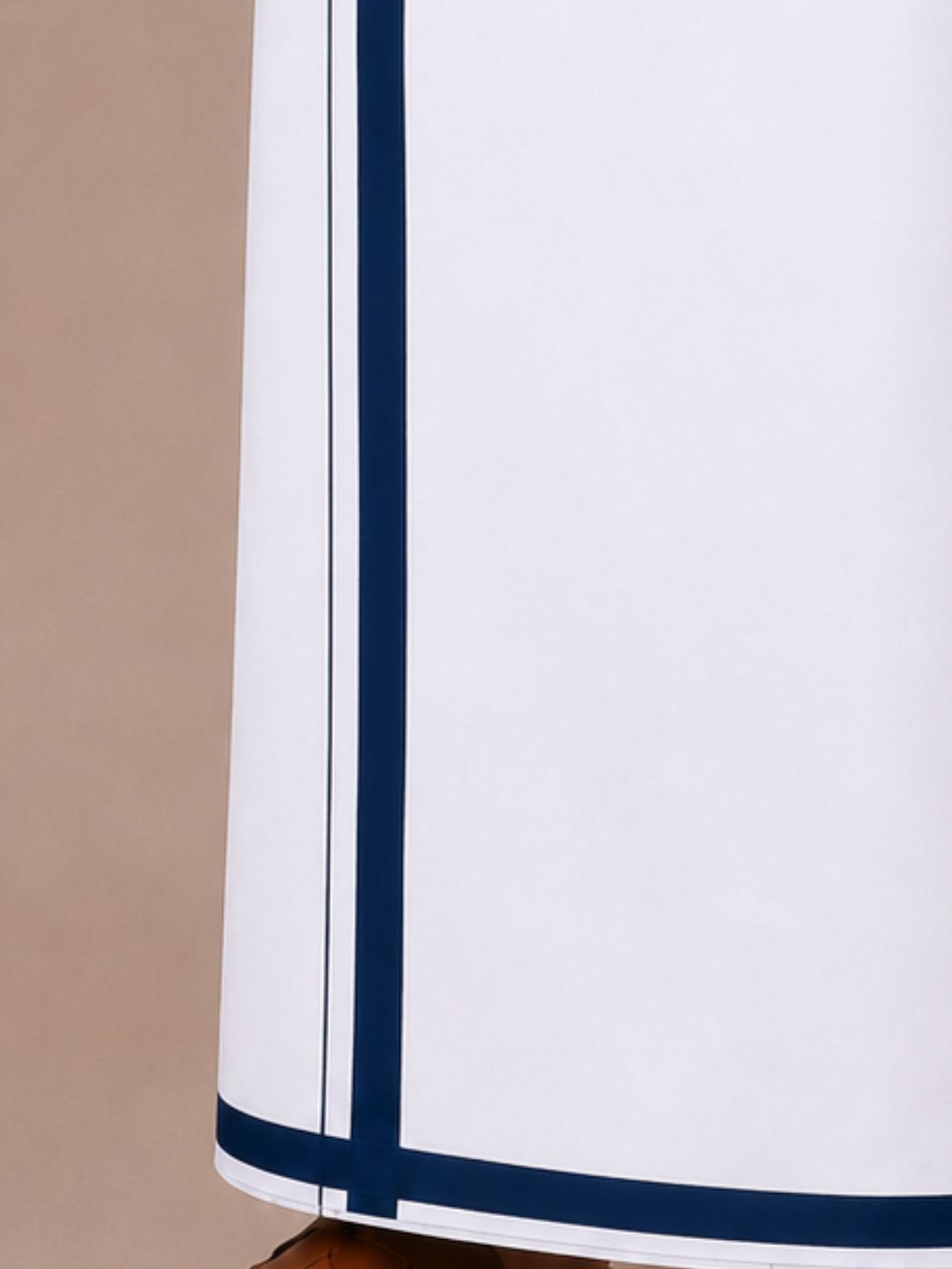 Men 100% Cotton Single Layer Small Border Dhoti Marina MR02