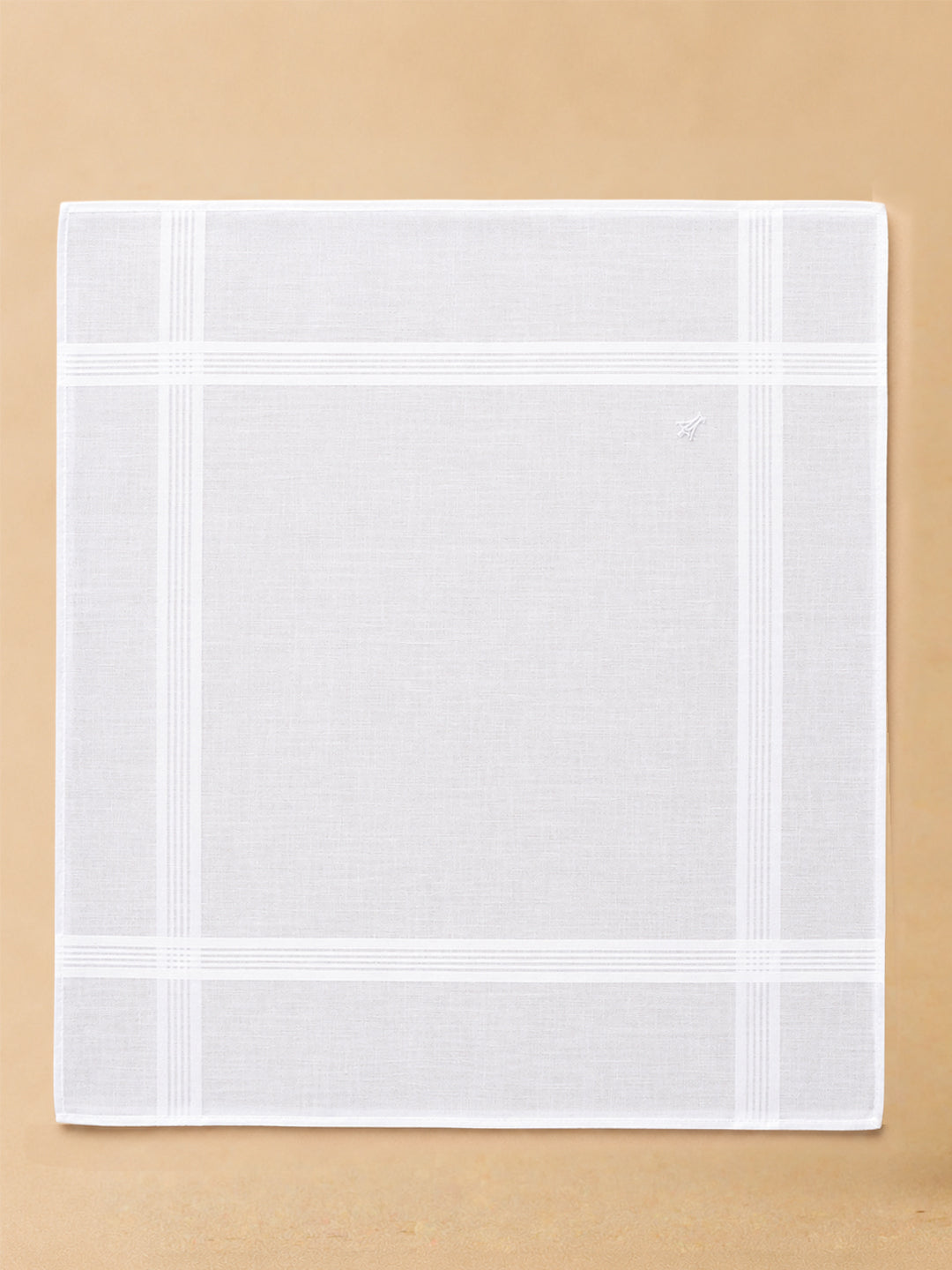 Cotton White Hand Kerchief (3 in 1) Feather Touch