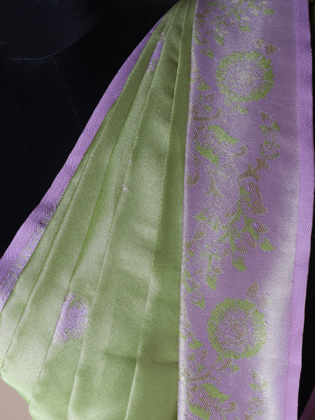Women Green Art Silk Saree ASS101
