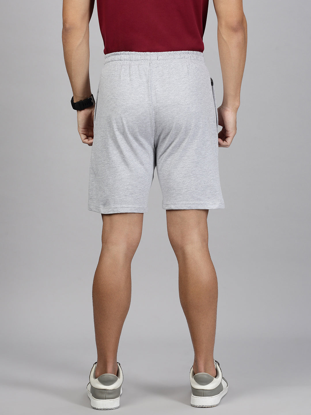 Men Combed Cotton Rich Expert Shorts Grey ES3