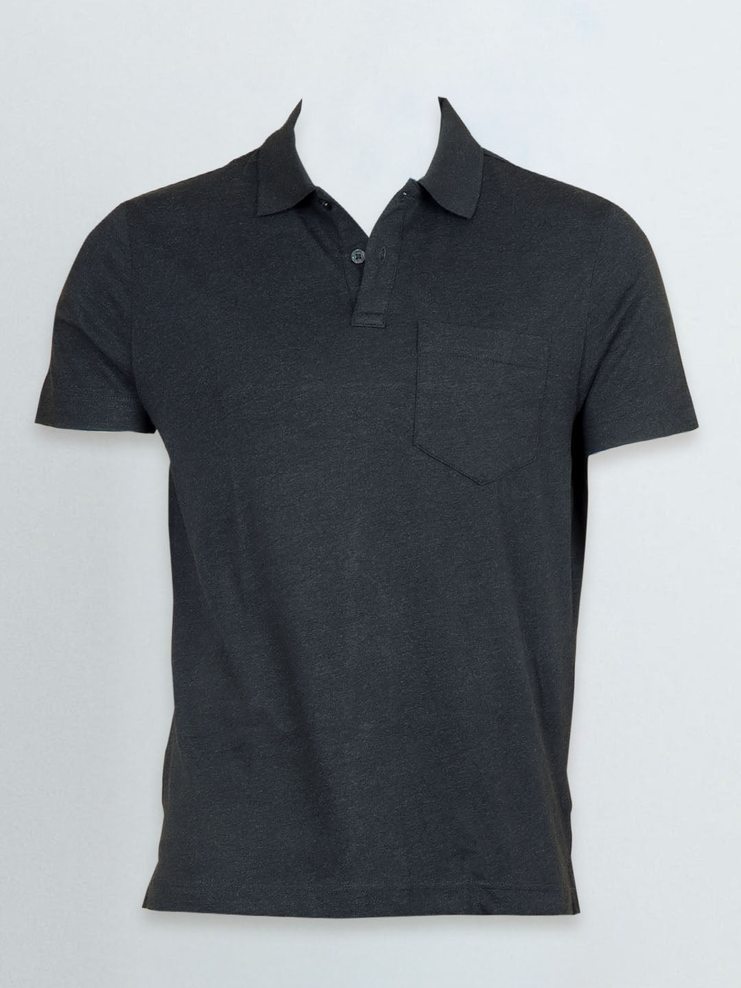 Men TENCEL™ Modal Fibers with Micro technology Polo T-Shirt Charcoal EMP5