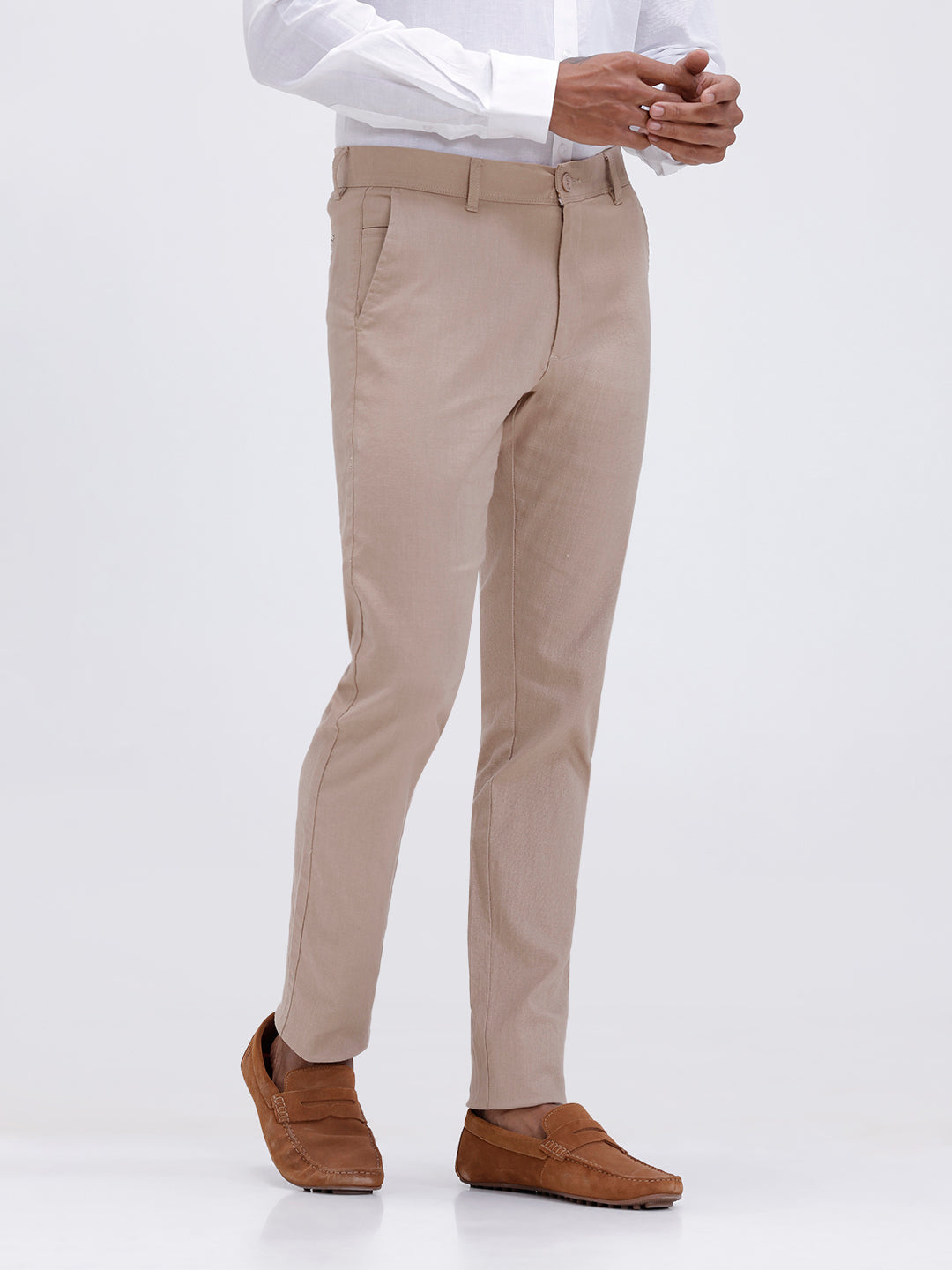 Mens Linen Cotton Full Sleeves Shirt and Pants Combo TR15504