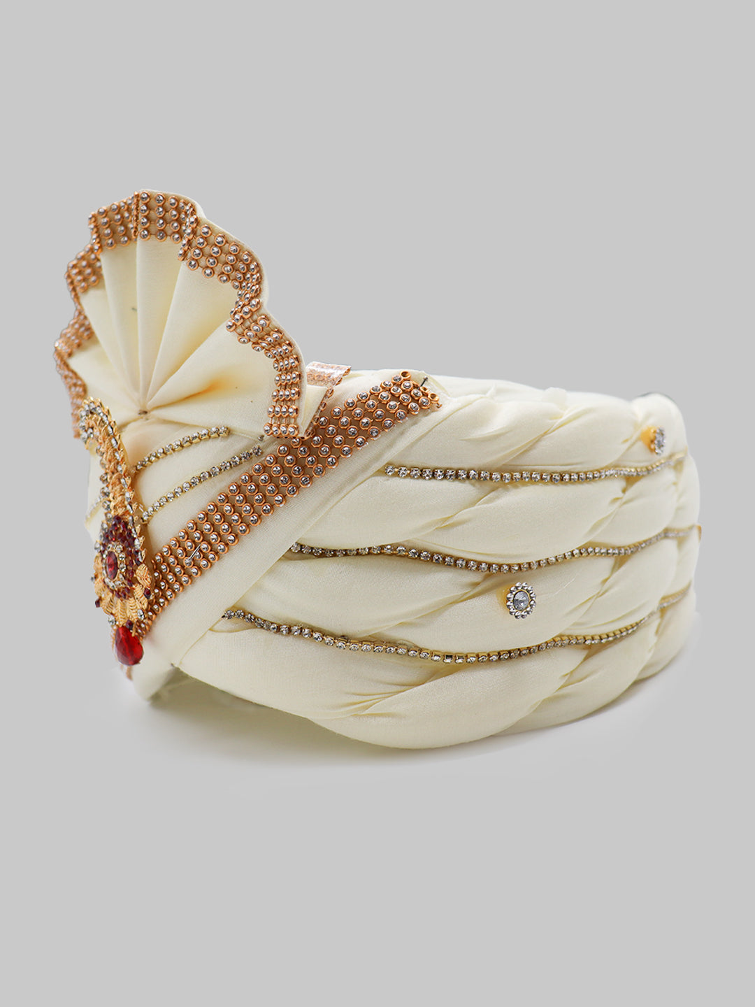 Traditional Silky Style Wedding Turban - 99