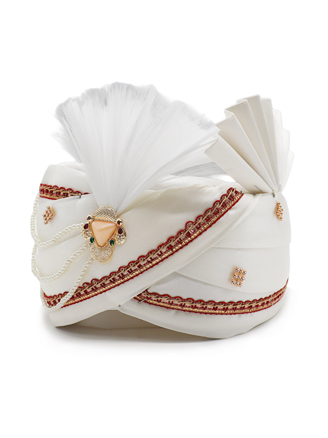 Traditional Silky Style Wedding Turban - 89
