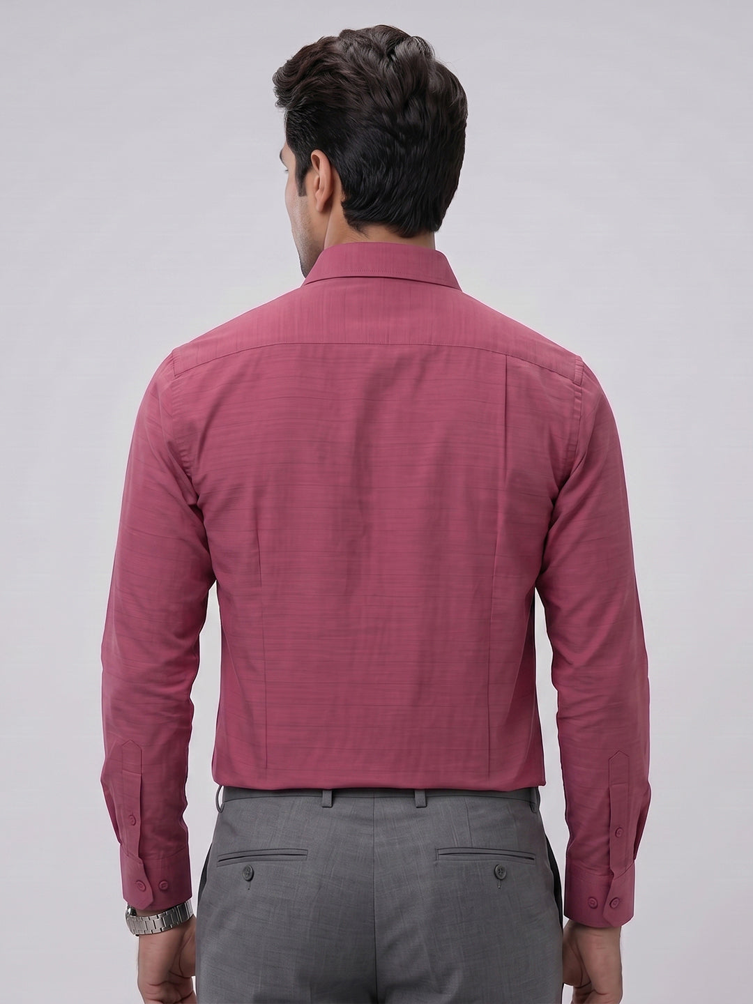 Pack of 2 | 100% Cotton Smart Fit Shirts - Blue & Maroon