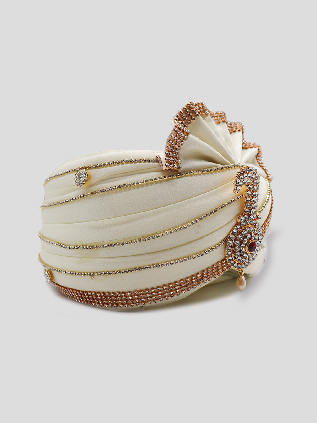 Traditional Silky Style Wedding Turban - 85