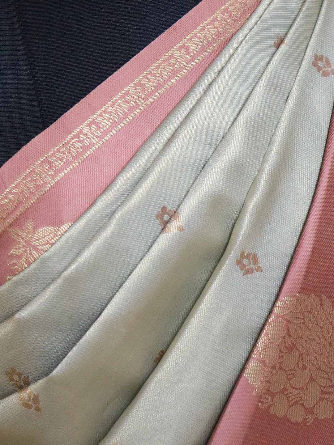 Women Silver Art Silk Saree ASS106