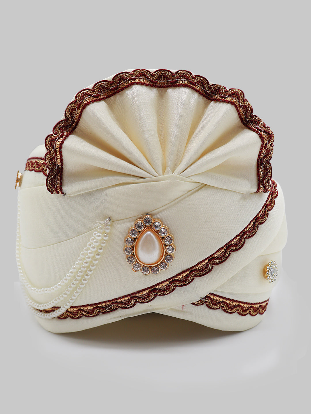 Traditional Silky Style Wedding Turban - 96