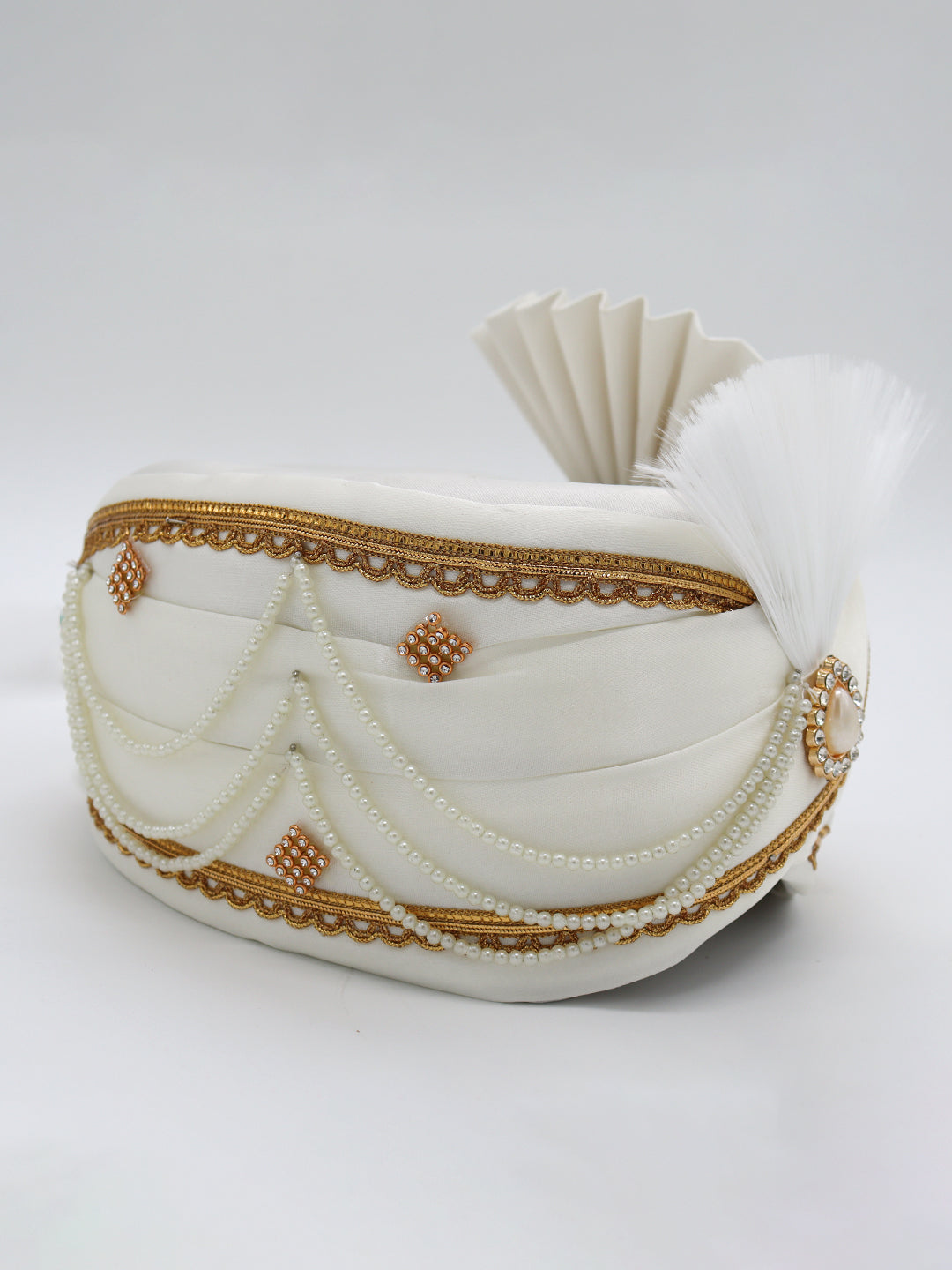 Traditional Silky Style Wedding Turban - 112