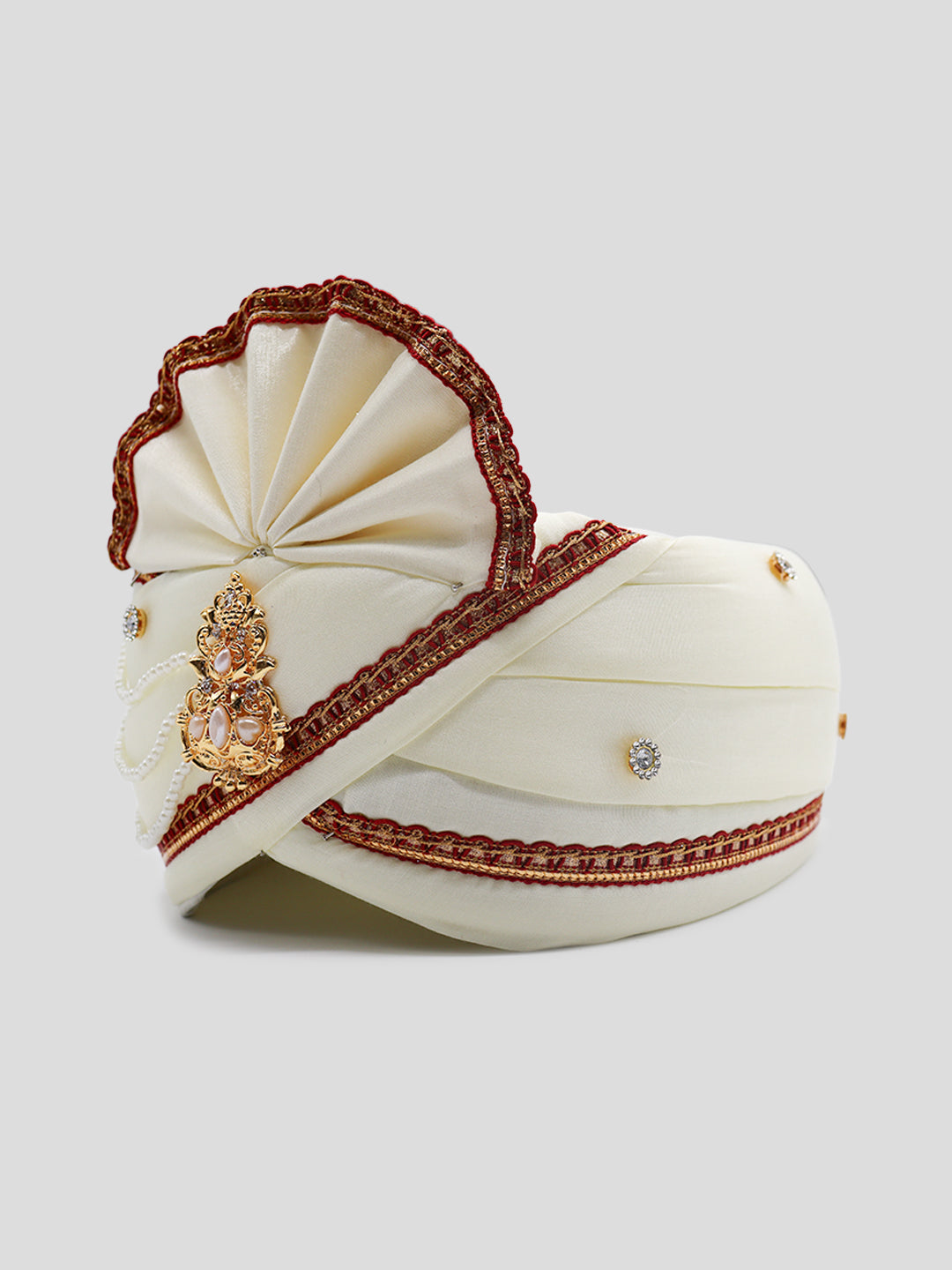 Traditional Silky Style Wedding Turban - 80