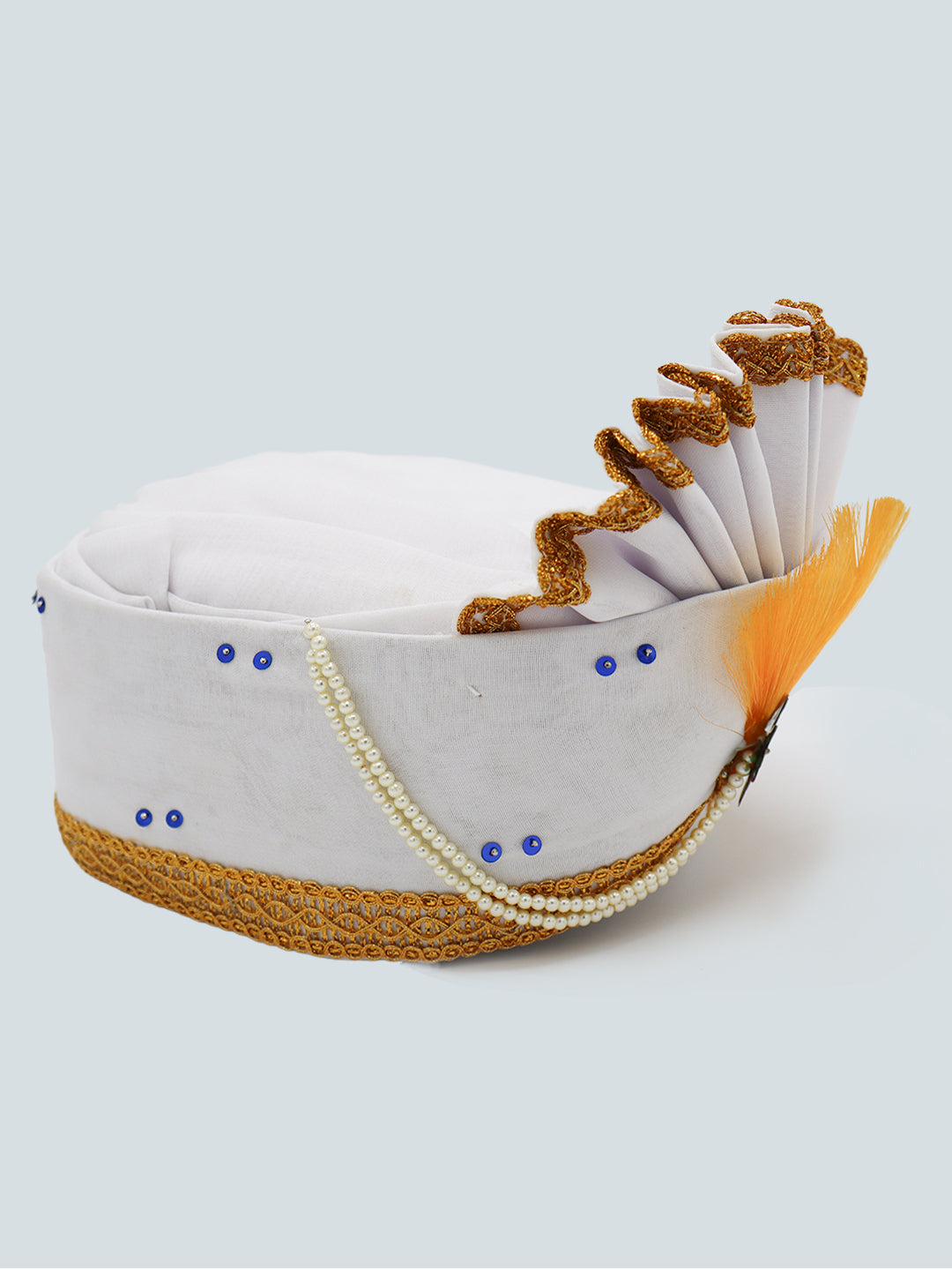 Traditional Silky Style Wedding Turban - 113