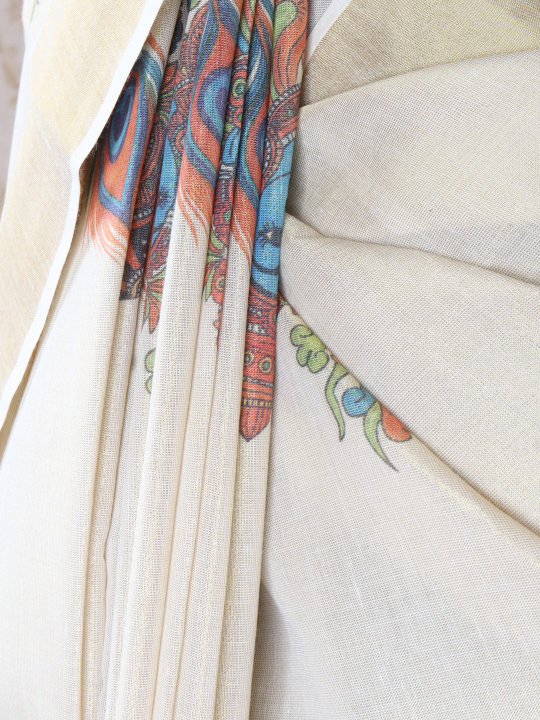 Women Kerala Tissue Gold Saree KS212