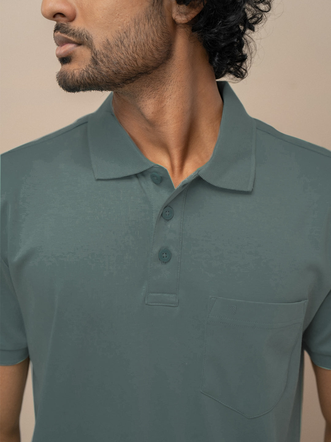 Men Smart Fit Apex Polo T-Shirt Giola Green AX2